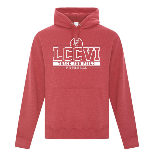 LCCVI Track & Field Adult Fleece Hooded Sweatshirt