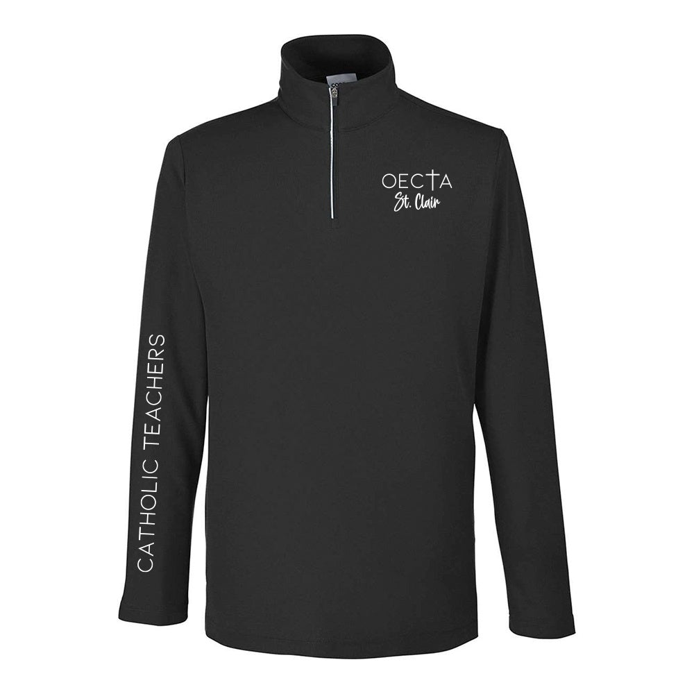 OECTA St. Clair Adult Fusion ChromaSoft Pique Quarter-Zip Pullover