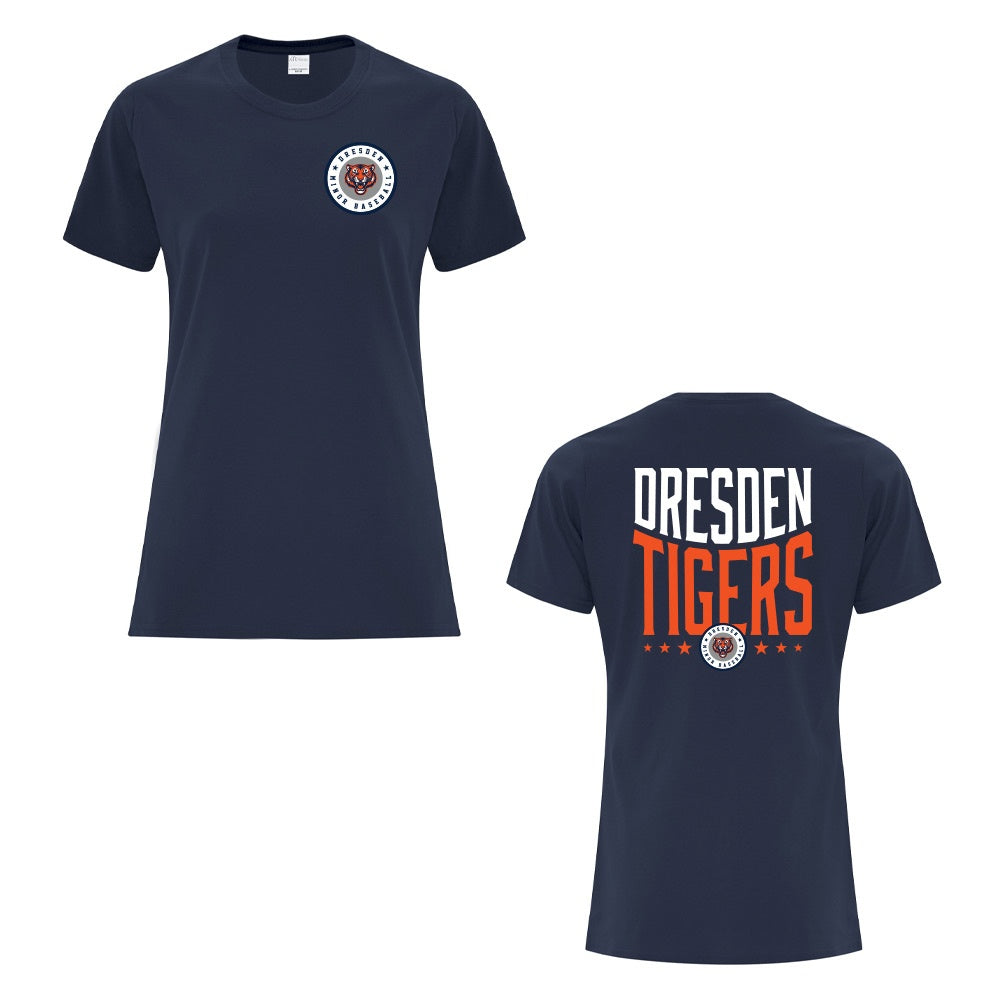 Dresden Minor Baseball Ladies' Cotton T-Shirt