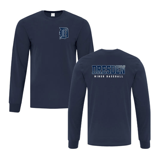 Dresden Minor Baseball Youth Cotton Long Sleeve