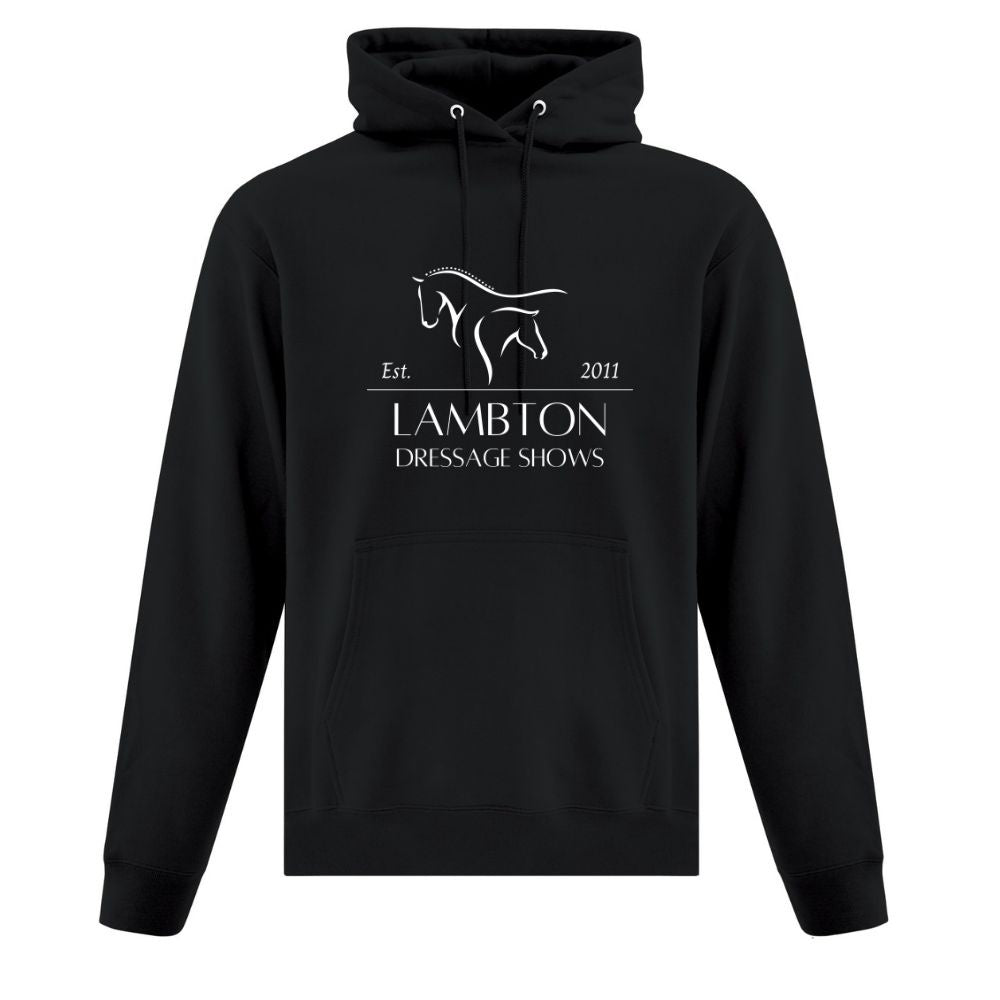 Lambton Dressage Shows Adult Fleece Hooded Sweatshirt