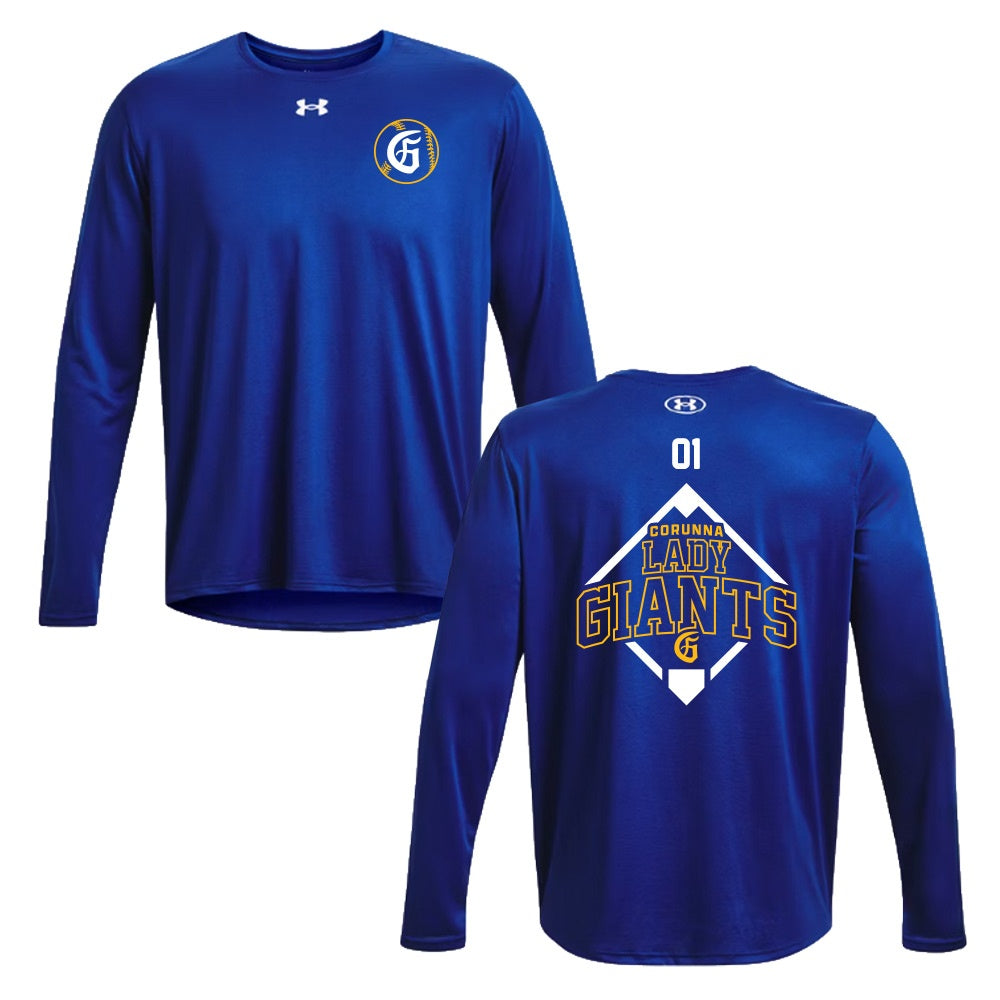 Corunna Lady Giants Adult Under Armour Long Sleeve
