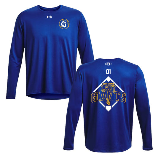 Corunna Lady Giants Adult Under Armour Long Sleeve