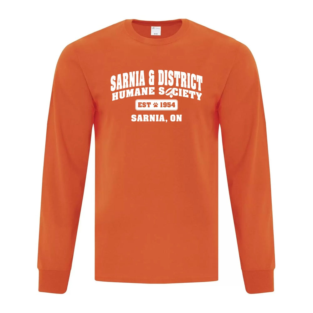 Sarnia Humane Society Adult Everyday Cotton Long Sleeve T-Shirt