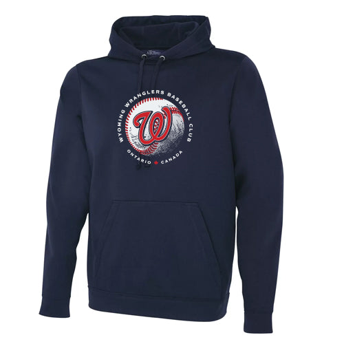 Wyoming Wranglers Youth Performance Polyester Hooded Sweatshirt