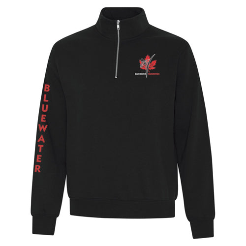 Petrolia Bluewater Tae Kwon Do Adult Fleece 1/4 Zip Sweatshirt