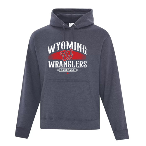 Wyoming Wranglers Adult Vintage Fleece Hooded Sweatshirt