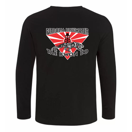 Petrolia Bluewater Tae Kwon Do Adult Eurospun Ringsun Long Sleeve T-Shirt