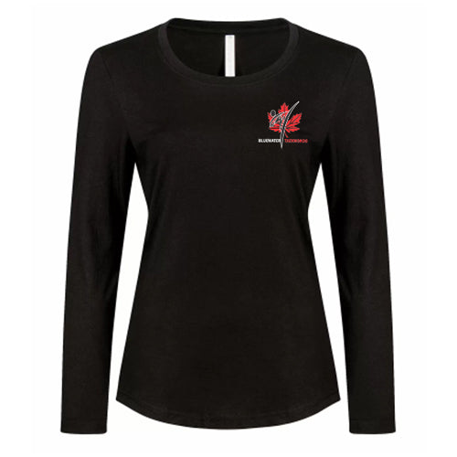 Petrolia Bluewater Tae Kwon Do Ladies' Eurospun Ringsun Long Sleeve T-Shirt