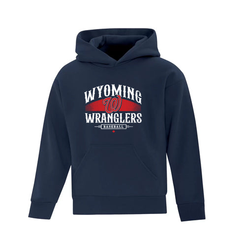 Wyoming Wranglers Youth Vintage Fleece Hooded Sweatshirt