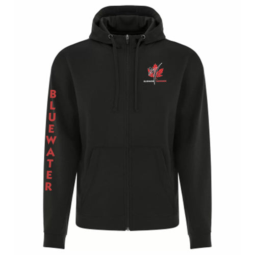 Petrolia Bluewater Tae Kwon Do Adult Game Day Fleece Full Zip Hooded Sweatshirt