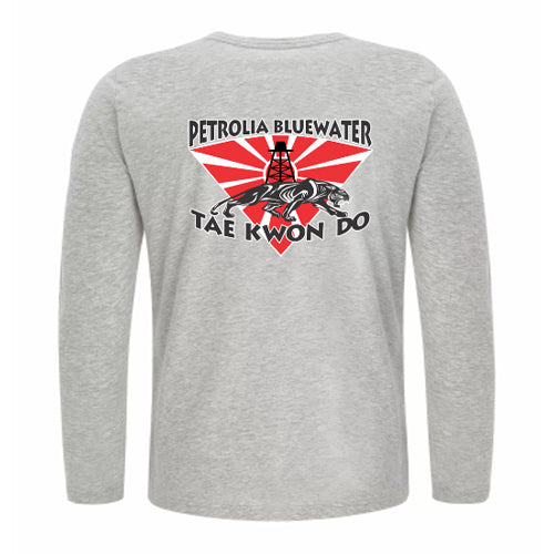 Petrolia Bluewater Tae Kwon Do Adult Eurospun Ringsun Long Sleeve T-Shirt