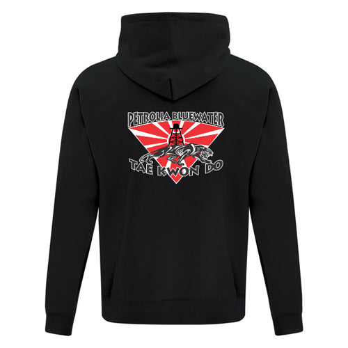 Petrolia Bluewater Tae Kwon Do Adult Fleece Full Zip Hooded Sweatshirt
