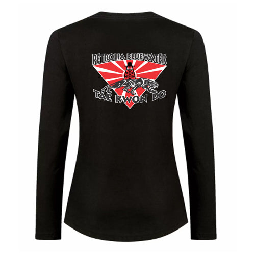 Petrolia Bluewater Tae Kwon Do Ladies' Eurospun Ringsun Long Sleeve T-Shirt