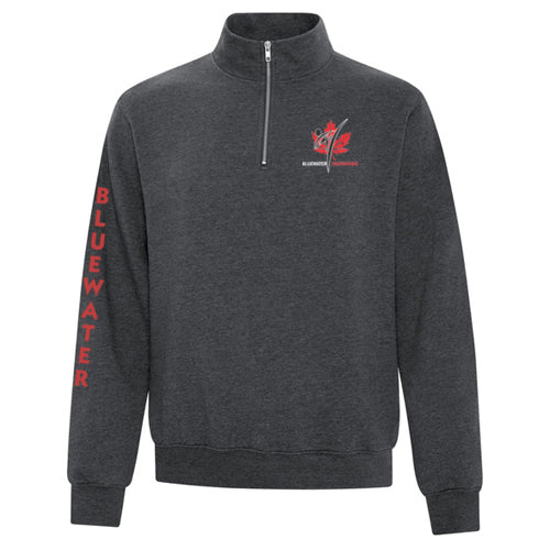 Petrolia Bluewater Tae Kwon Do Adult Fleece 1/4 Zip Sweatshirt